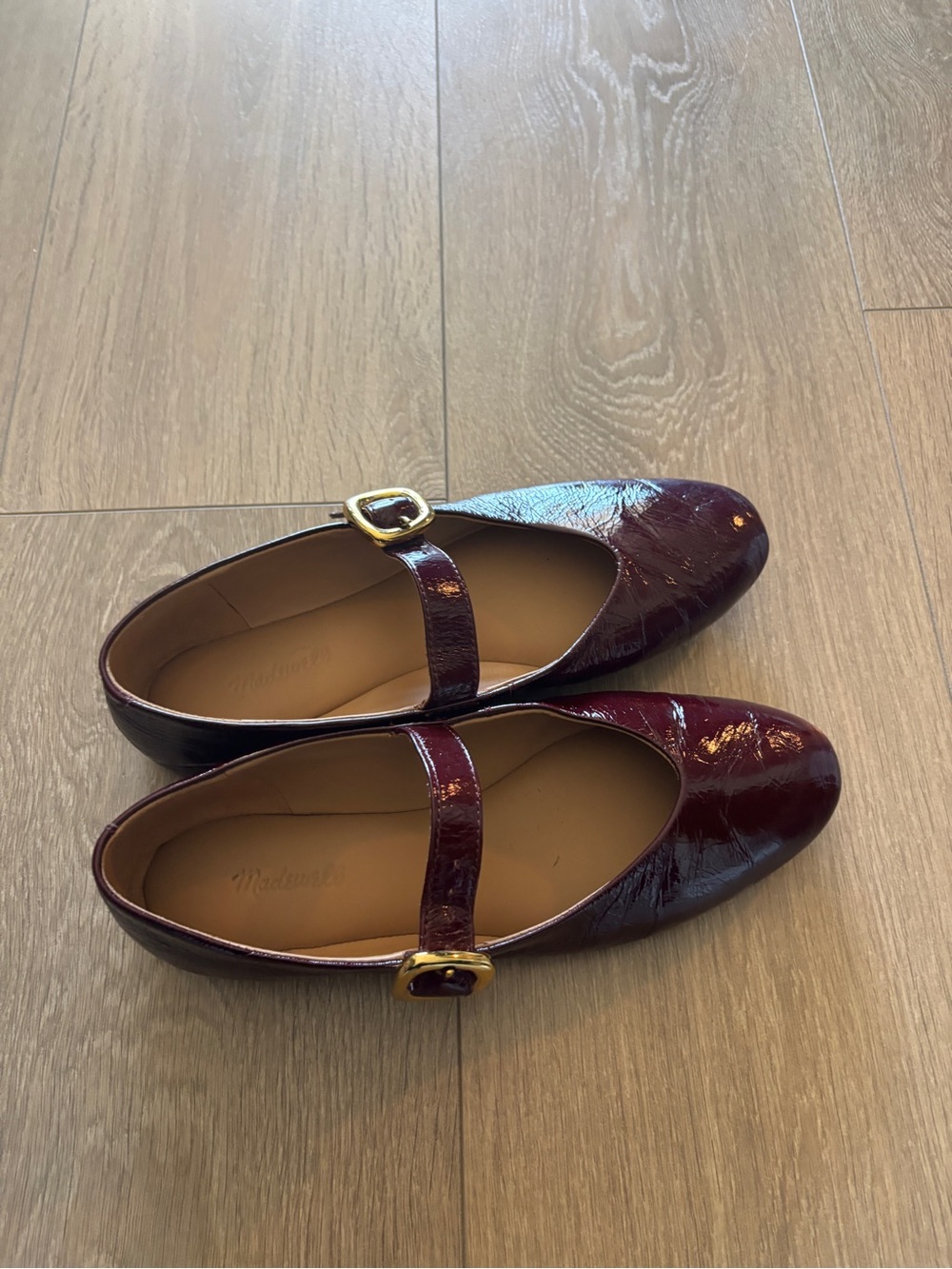 Madewell Remy Mary Jane Ballet Flat (Size 7, Burgundy) - Picture 2 of 3